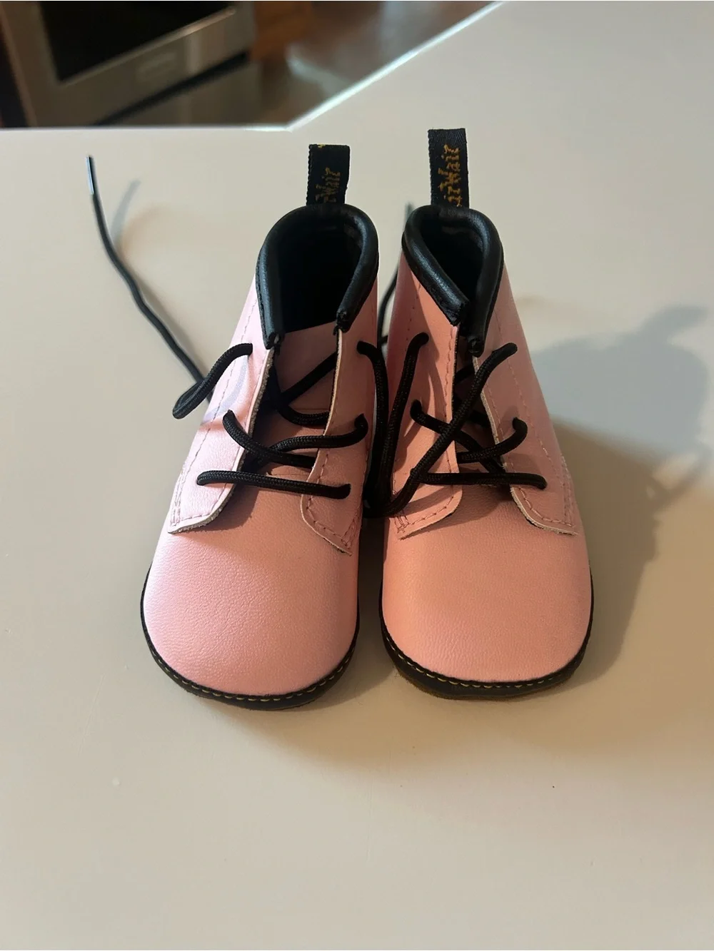 Like new- pink baby Dr. Martens